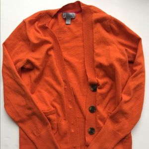 Orange Cardigan